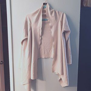 Cream Relaxed Fit Cardigan | Size Medium | Lure Brand